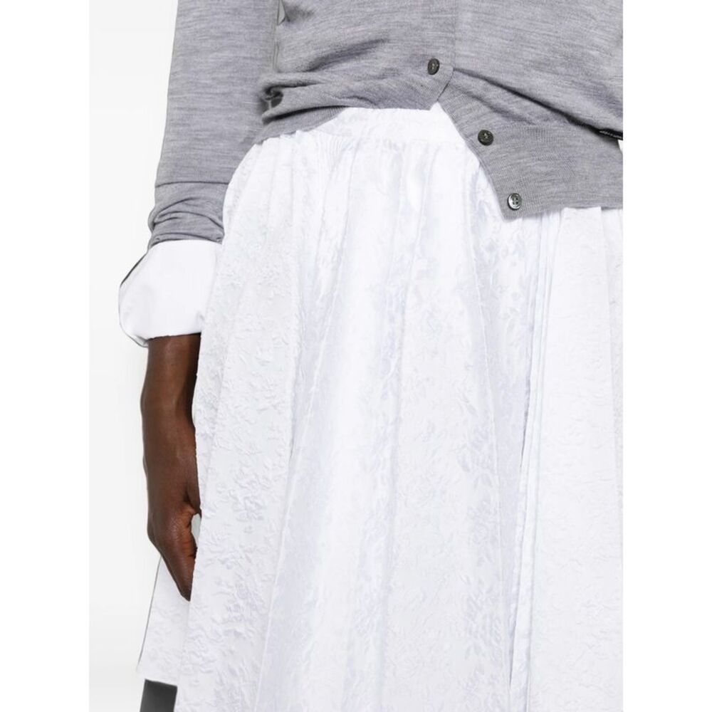 Shushu/Tong White Skirts - Pleated Skirts Women